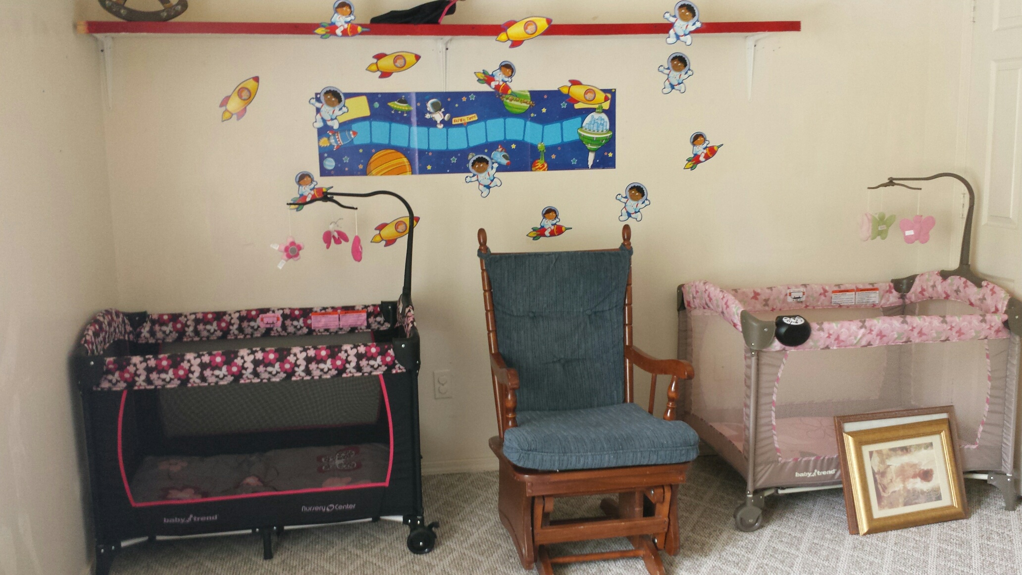 Classroom learning and circle-time area